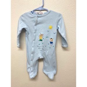 Minoti Baby Footed Onesie 6-9 months